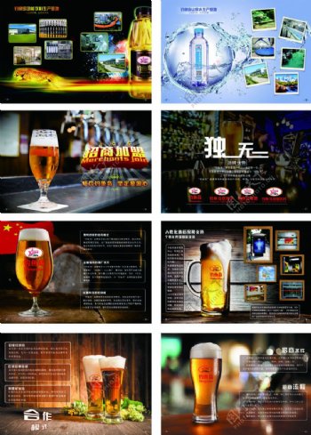 招商手册模板cdr啤酒招商手册3