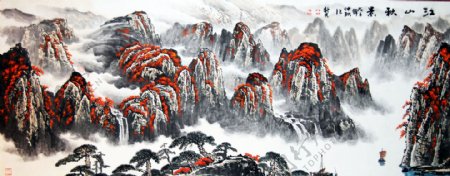 江山秋景图片