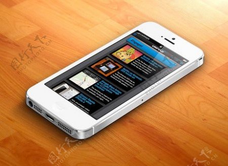 高分辨率iPhone5PSD素材