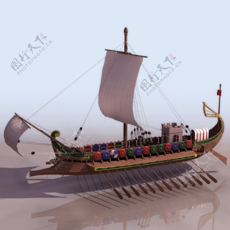 ROMANSHP船模型011