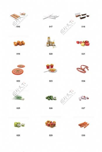 食品3d水果素材3d素材25