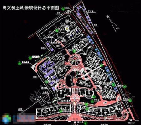 尚文创业城整套施工图