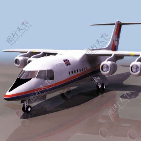 BA146飞机模型07