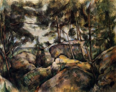 PaulCzanne0193法国画家保罗塞尚paulcezanne后印象派新印象派人物风景肖像静物油画装饰画