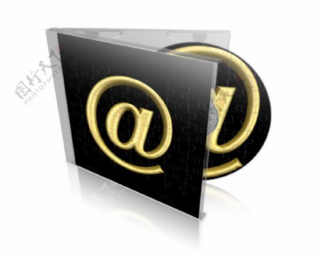 电子邮件的CD盒