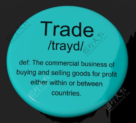 定义按钮显示贸易进出口货物