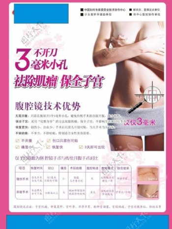 子宫肌瘤广告图片