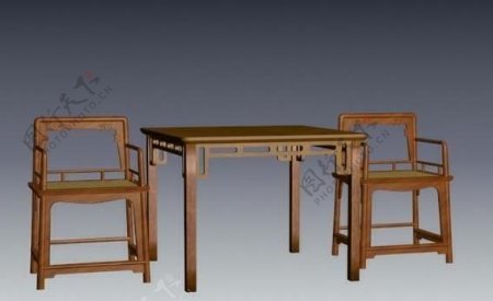 明清家具椅子3D模型a025