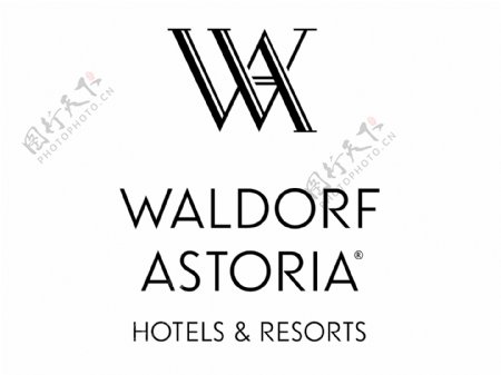 华尔道夫酒店logo图片
