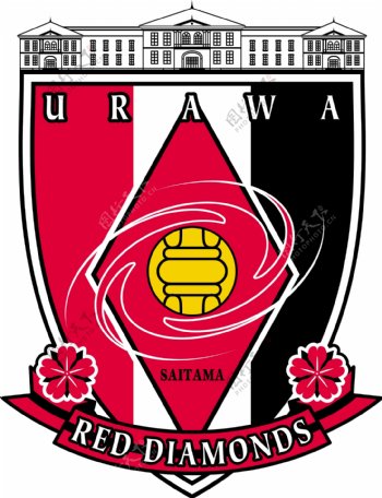 浦和红钻足球俱乐部徽标图片