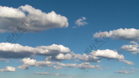 蔚蓝的天空和云股票视频视频免费下载