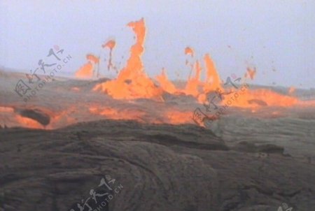 自然火山岩浆素材下载