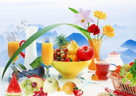 水果与蔬菜广告设计素材图片
