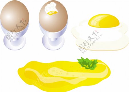 矢量素材鸡蛋
