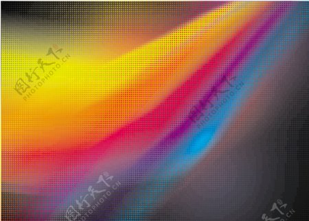 色彩艳丽的霓虹灯的背景图像03矢量素材