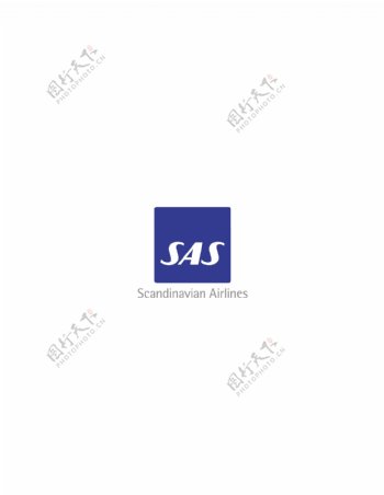 SASlogo设计欣赏SAS航空标志下载标志设计欣赏