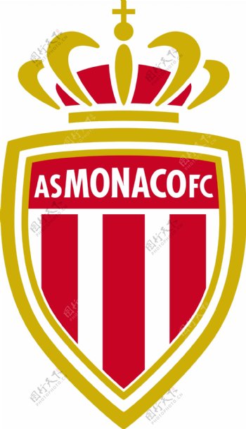 摩纳哥足球俱乐部徽标图片