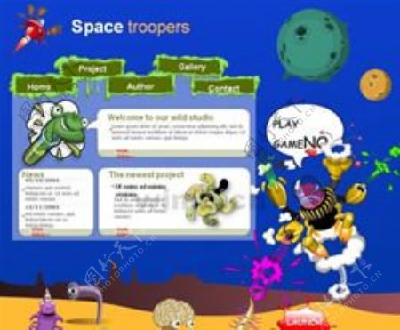 儿童卡通漫画益智游戏学习网站