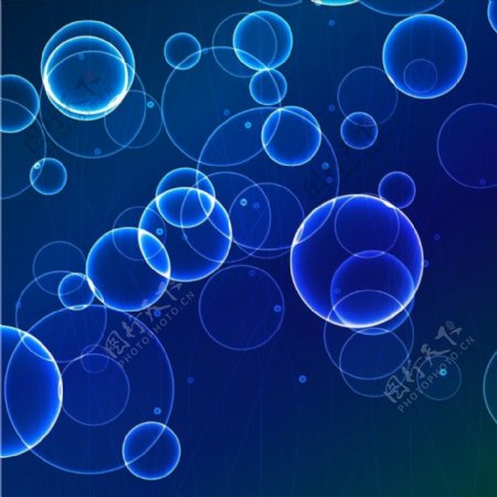 气泡素材背景图