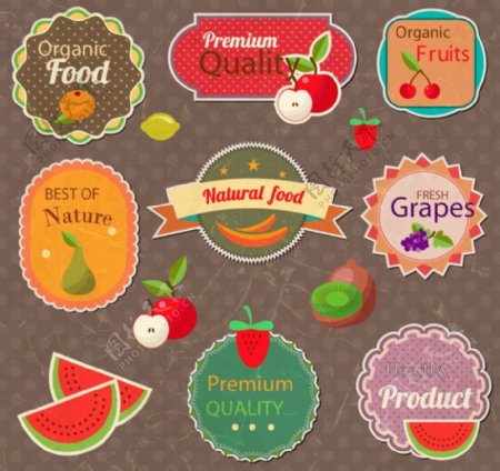 水果标签设计