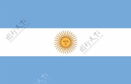 阿根廷的剪贴画国旗