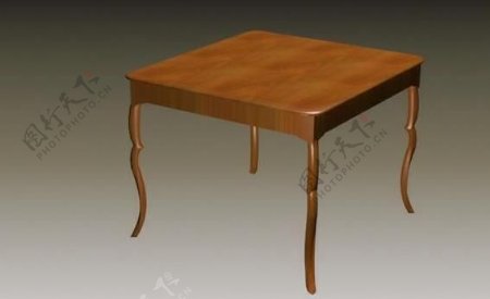 传统家具2桌子3D模型e012