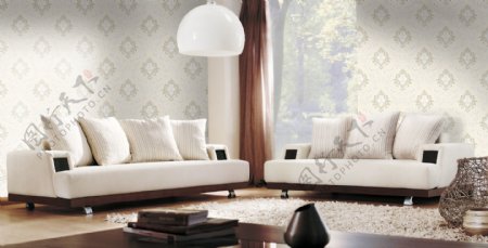 室内客厅欧式简洁沙发设计