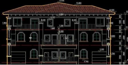 三层带地下室别墅设计图nbsp22x15