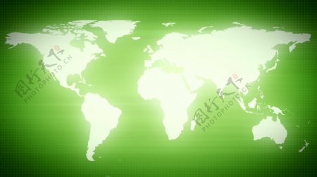 滚动的绿色平坦地球运动的背景视频免费下载