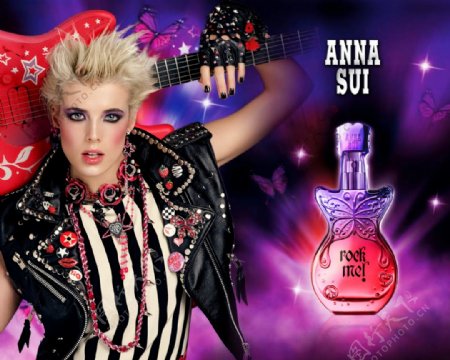 安娜苏香水广告图片