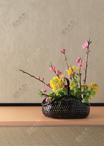 岛国节日小饰品樱花植物装饰品盆栽