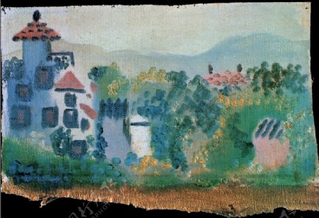 1920Maison西班牙画家巴勃罗毕加索抽象油画人物人体油画装饰画