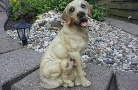 拉布拉多小狗狗雕像3D扫描