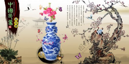 校园文化企业文化宣传稿中国印象青花瓷之六