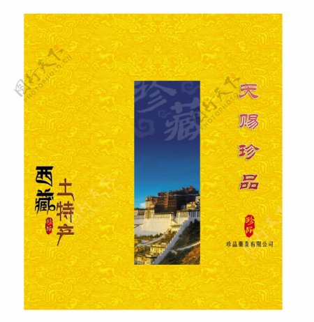 西藏土特产平面图图片