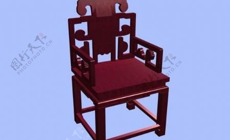 明清家具椅子3D模型a020