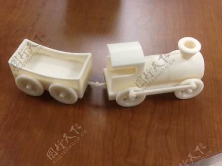 玩具火车的三维建模