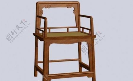 明清家具椅子3D模型a003
