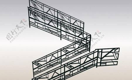 建筑构件之铸铁3D模型A020