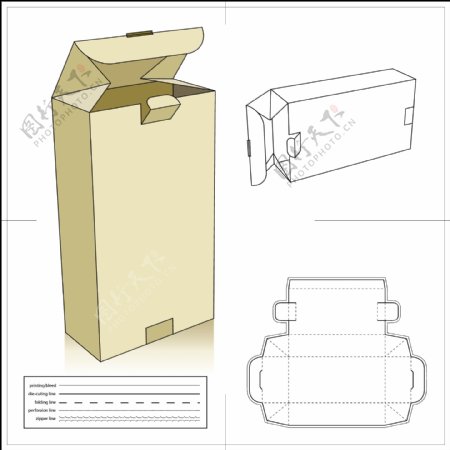 简易常规包装盒