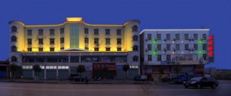 小型酒店旅馆灯光亮化方案图片