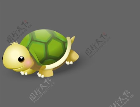 可爱小乌龟flash动画素材