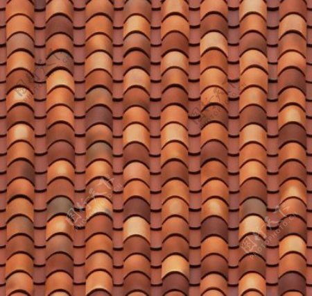 瓦片古建筑屋顶瓦3d材质贴图素材13