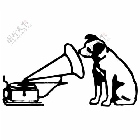 狗狗音乐logo标识图片