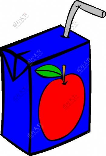 苹果汁箱剪贴画