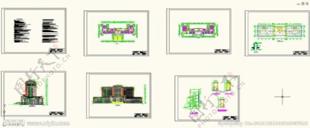 建筑施工图设计DWG图片