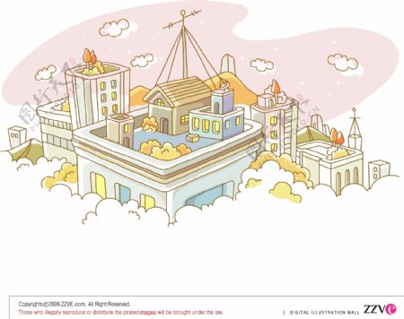 韩国卡通矢量背景图片