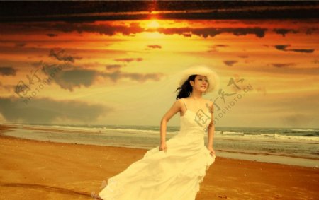 爱琴海的新娘图片