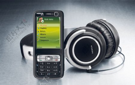 诺基亚N73手机带耳麦图片