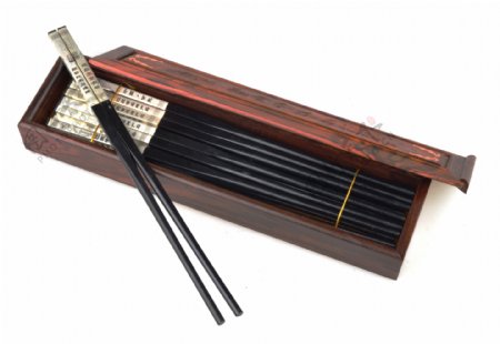 红木筷子图片
